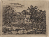 KG 08307
          <br/>
          Landschap met huis en een ree
          <br/>
          <em>Emaus de Micault, Gerhardus (1798-1863)</em>